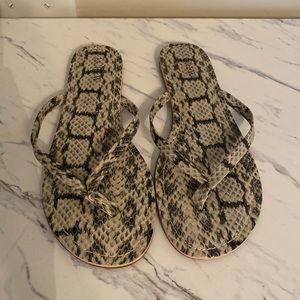 J. Crew Snakeskin Sandals